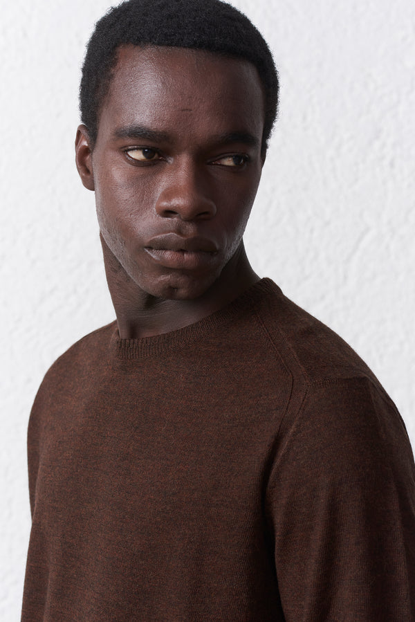 Maglia Girocollo Misto Lana Merinos