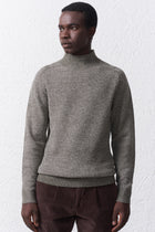 Maglia Mezzo Collo Misto Lana