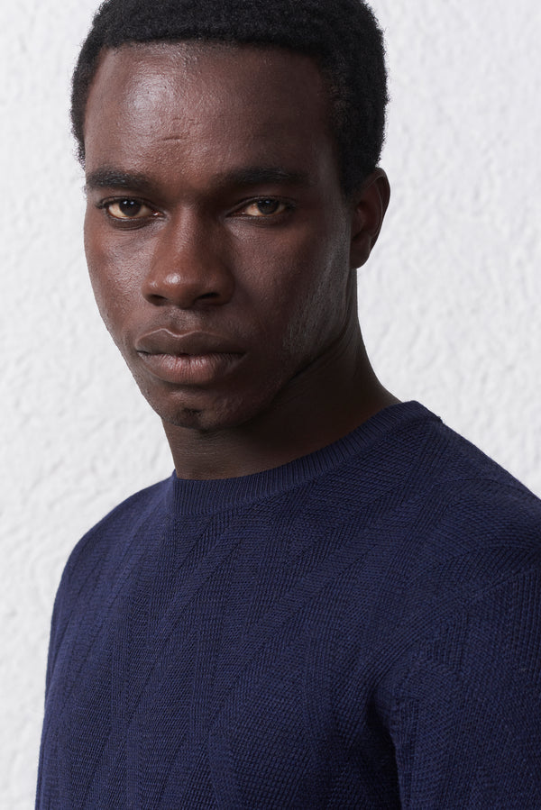 Maglia Misto Merinos Fantasia Rombi