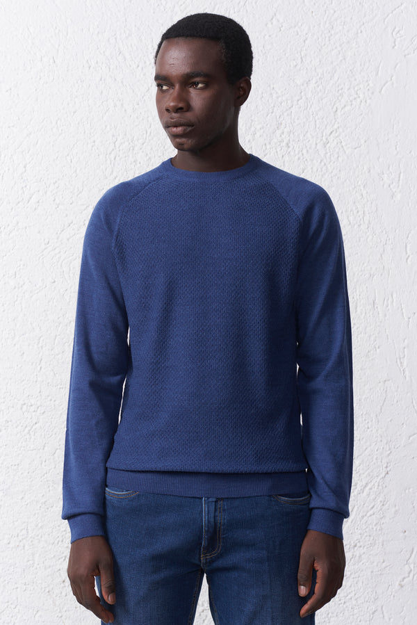 Maglia Misto Merinos Microtrama