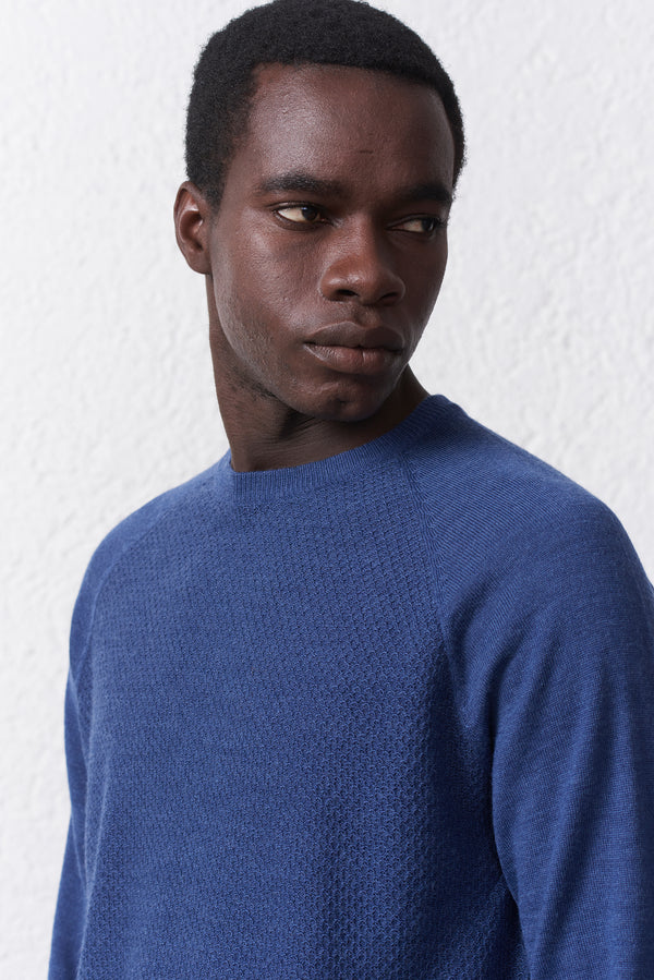 Maglia Misto Merinos Microtrama