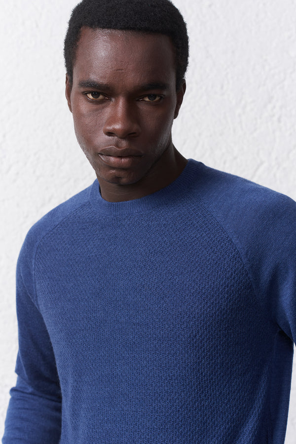 Maglia Misto Merinos Microtrama