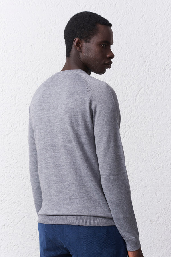 Maglia Misto Merinos Microtrama