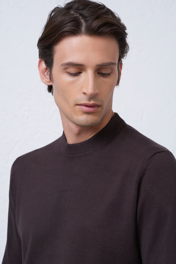Maglia Girocollo Finezza 12 in Viscosa Uomo