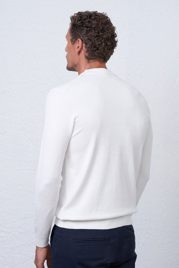 Maglia Girocollo Finezza 12 in Viscosa Uomo