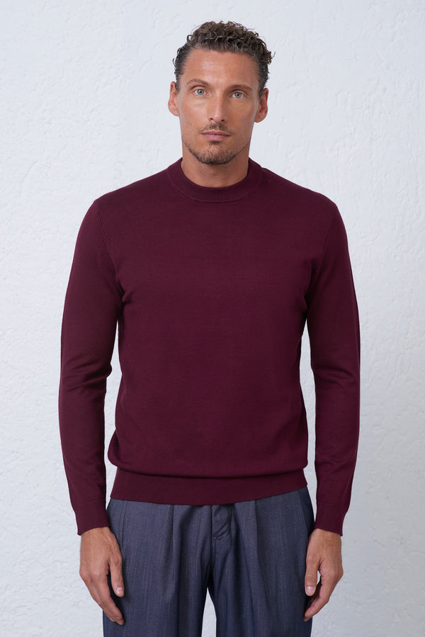 Maglia Girocollo Finezza 12 in Viscosa Uomo