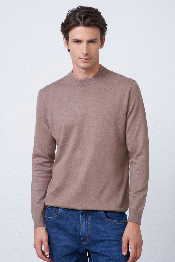 Maglia Girocollo Finezza 12 in Viscosa Uomo