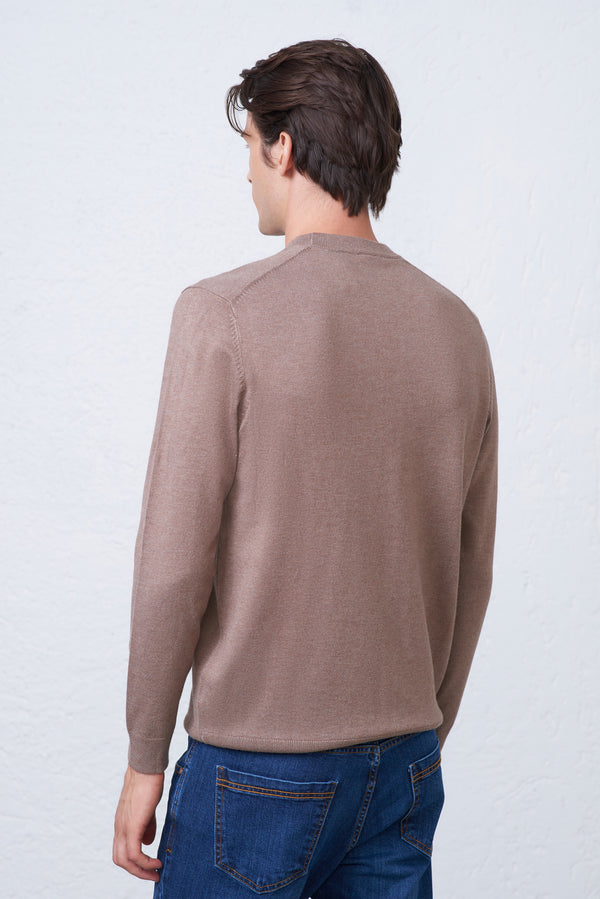 Maglia Girocollo Finezza 12 in Viscosa Uomo