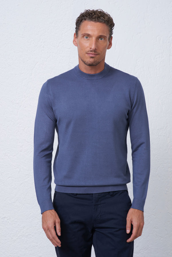 Maglia Girocollo Finezza 12 in Viscosa Uomo