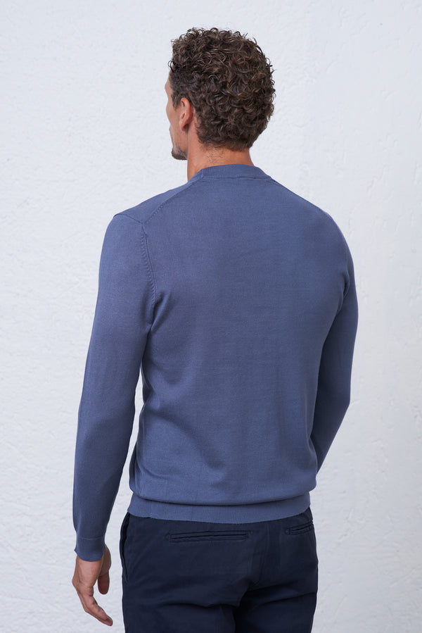Maglia Girocollo Finezza 12 in Viscosa Uomo