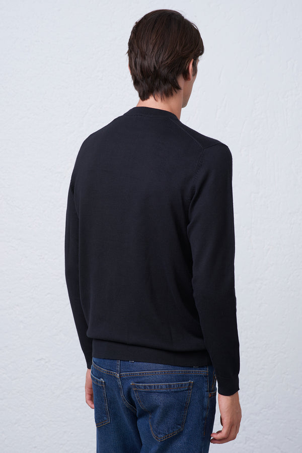 Maglia Girocollo Finezza 12 in Viscosa Uomo
