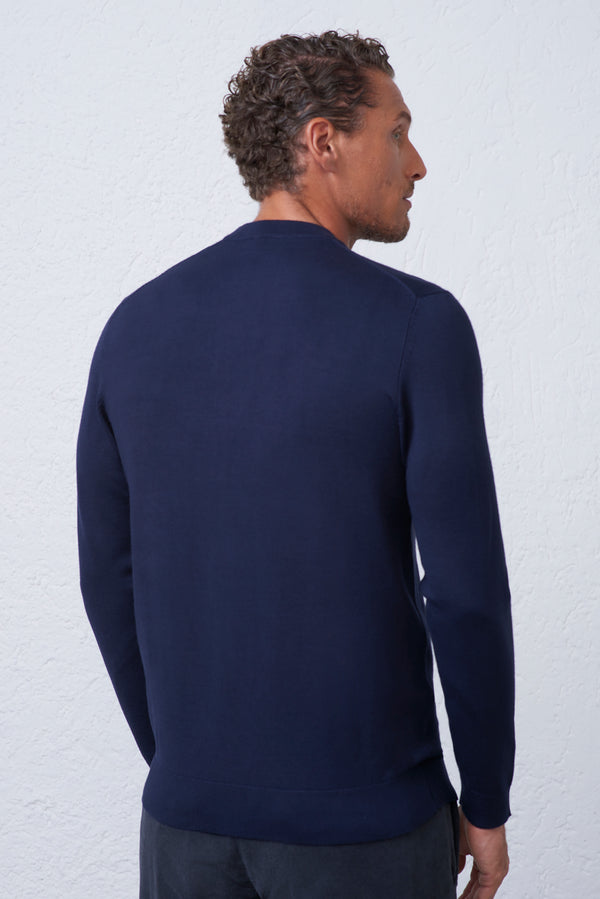 Maglia Girocollo Finezza 12 in Viscosa Uomo