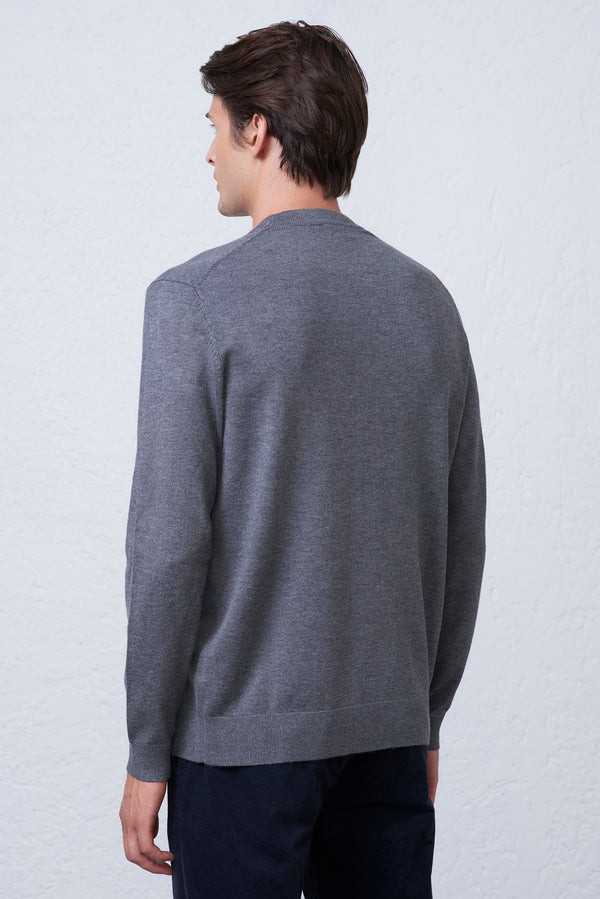 Maglia Girocollo Finezza 12 in Viscosa Uomo