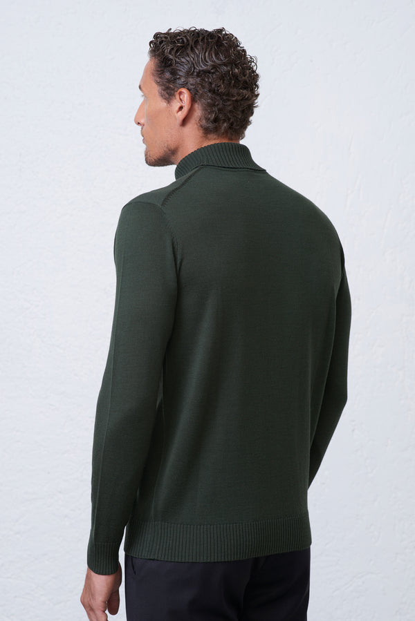 Maglia Collo Alto Merinos in misto Lana Merinos