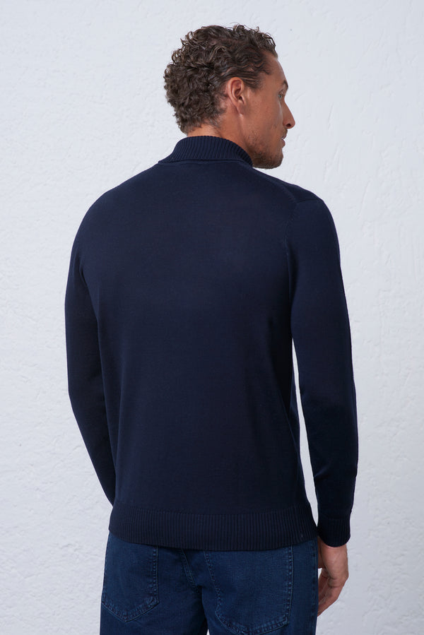 Maglia Collo Alto Merinos in misto Lana Merinos