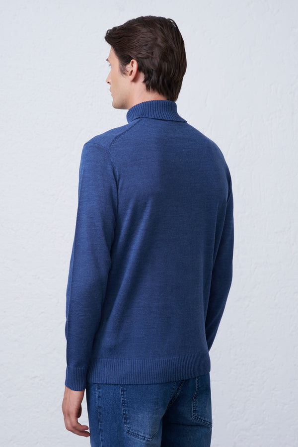 Maglia Collo Alto Merinos in misto Lana Merinos