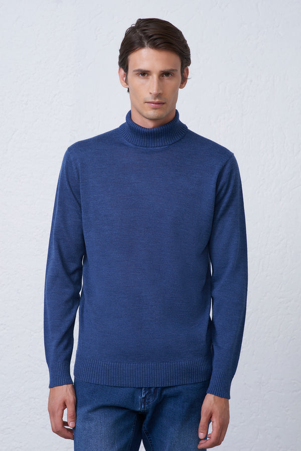 Maglia Collo Alto Merinos in misto Lana Merinos