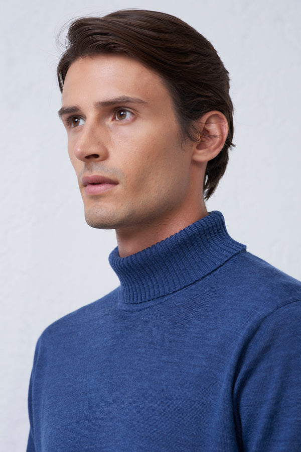 Maglia Collo Alto Merinos in misto Lana Merinos