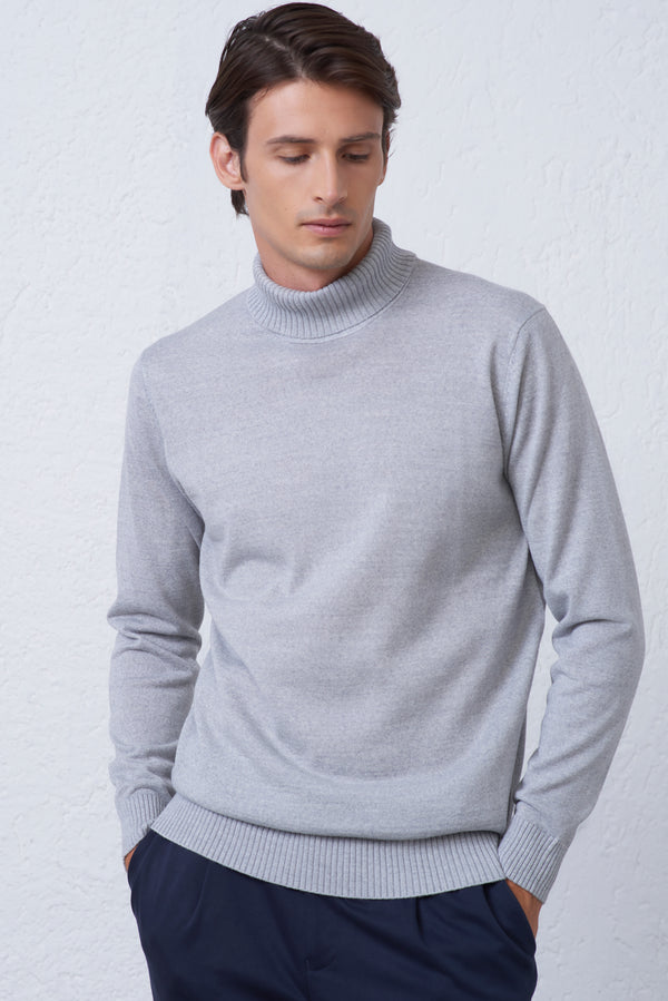 Maglia Collo Alto Merinos in misto Lana Merinos