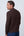 Cardigan in Maglia a Coste con Collo Alto Effetto Suede