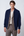 Bomber in Maglia Costa Inglese con Tasche Applicate Uomo
