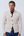 Cardigan in Maglia a Coste con Collo Alto Effetto Suede