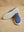 Mocassino Jeans in Camoscio con Suola in Gomma
