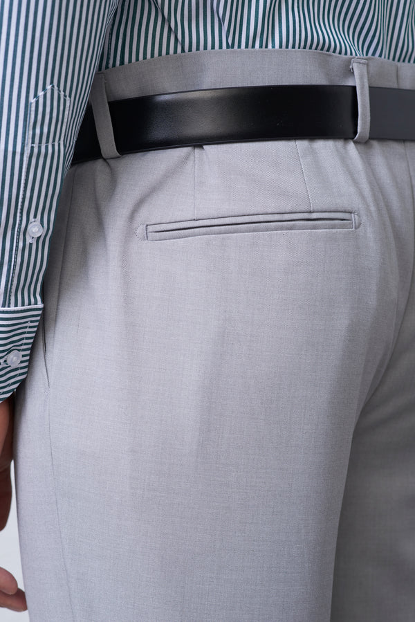 Pantaloni classici tinta unita