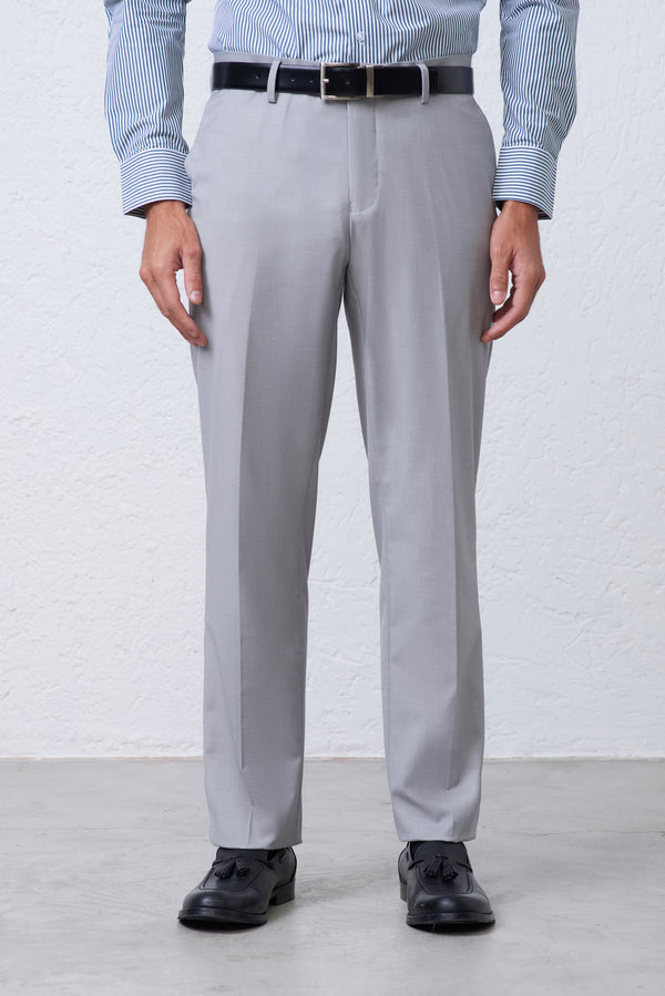 Pantaloni classici tinta unita