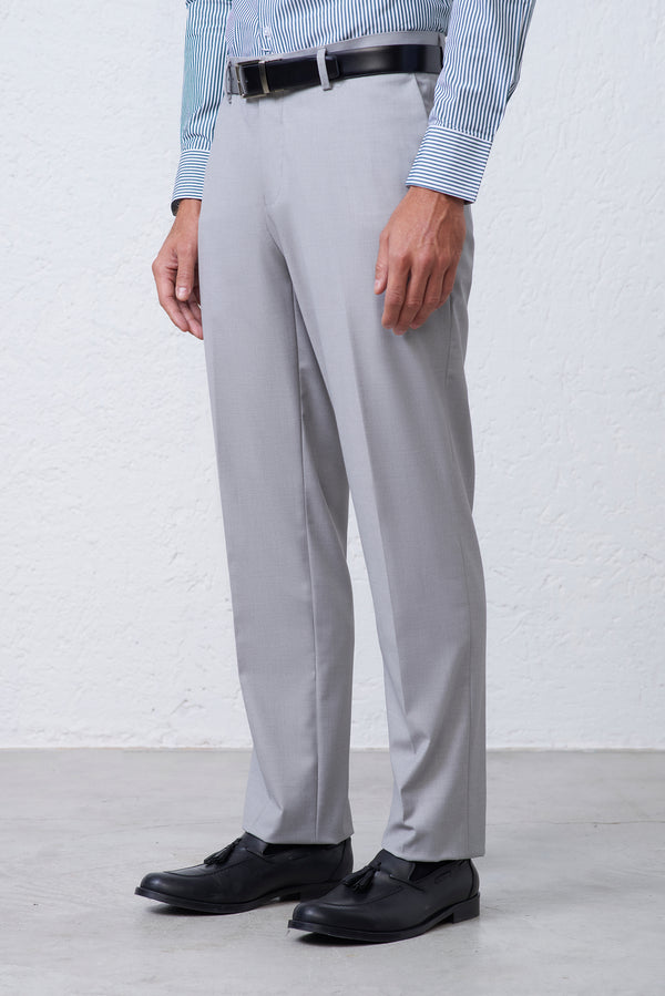 Pantaloni classici tinta unita