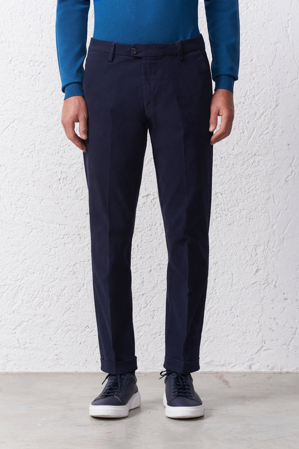 Pantalone Tasca America Raso di Cotone