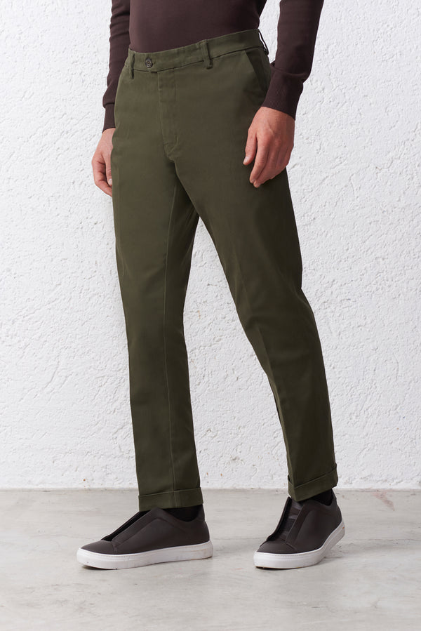 Pantalone Tasca America Raso di Cotone