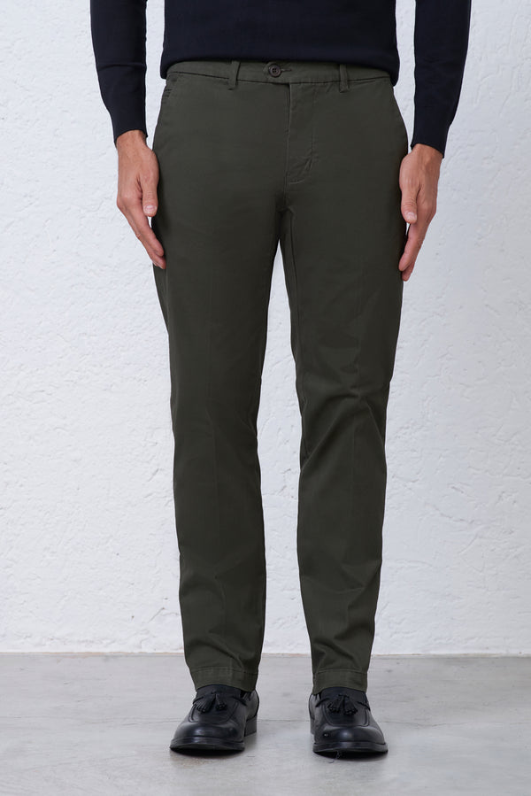 Pantalone in Raso di Cotone