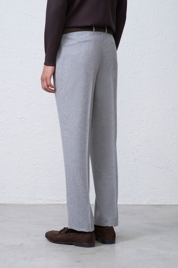 Pantalone con Pence all'inglese in Occhio di Pernice Uomo
