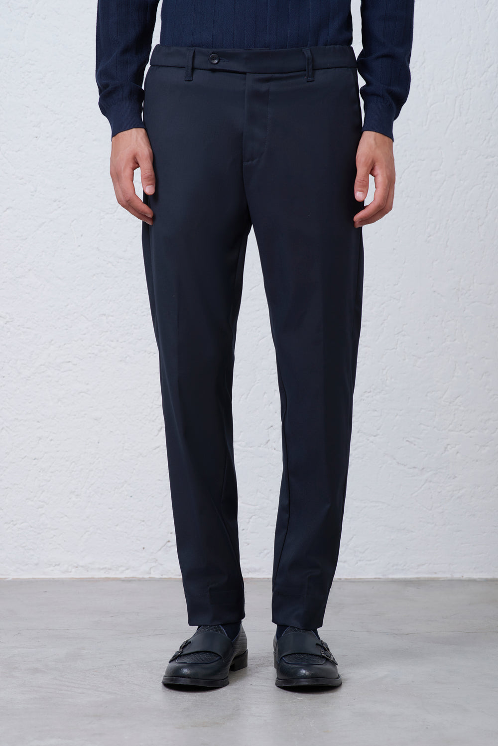 Pantalone  Comfort in Misto Viscosa Stretch