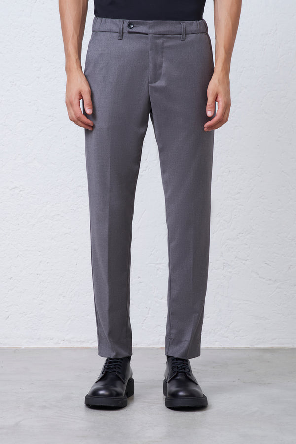 Pantalone  Comfort in Misto Viscosa Stretch