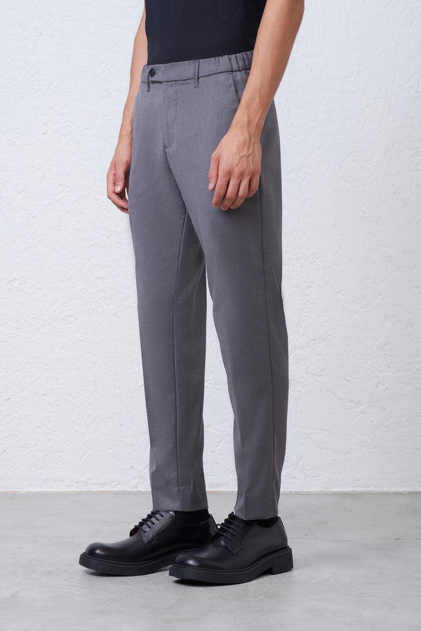Pantalone  Comfort in Misto Viscosa Stretch