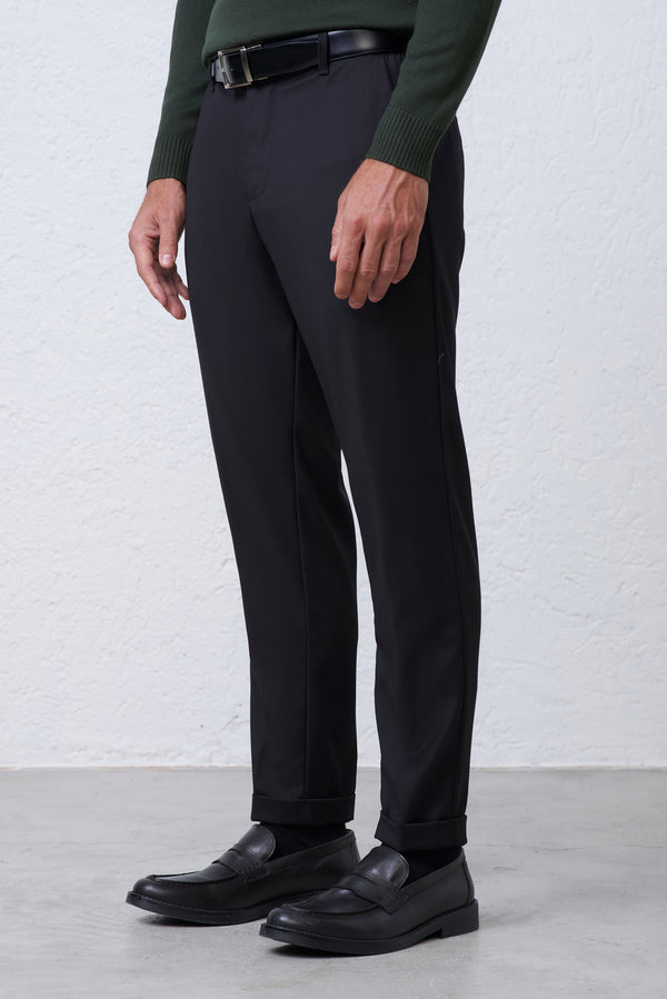 Pantalone  Comfort in Misto Viscosa Stretch
