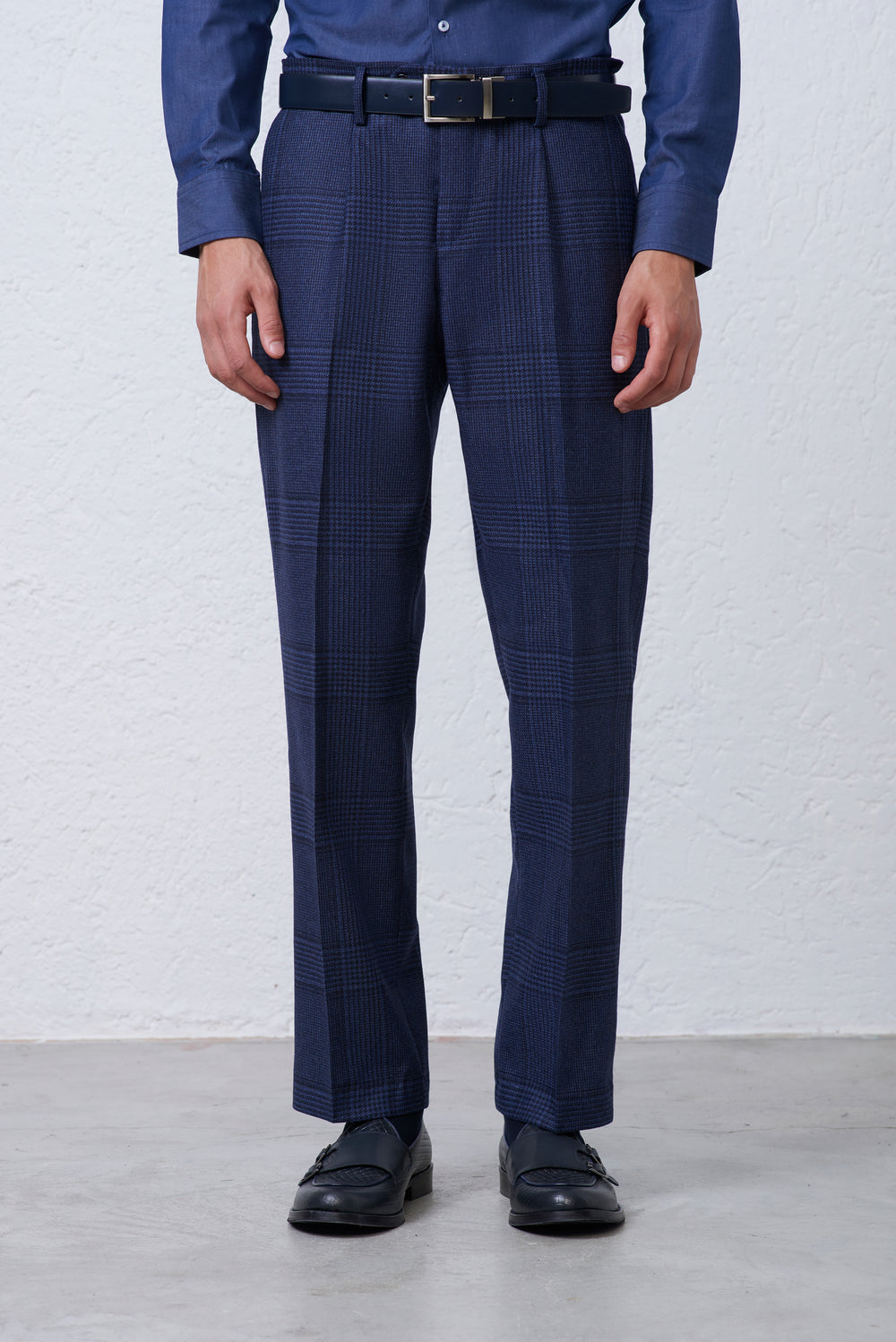 Pantalone Principe di Galles in Misto Lana