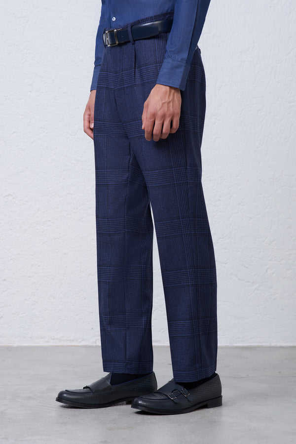 Pantalone Principe di Galles in Misto Lana
