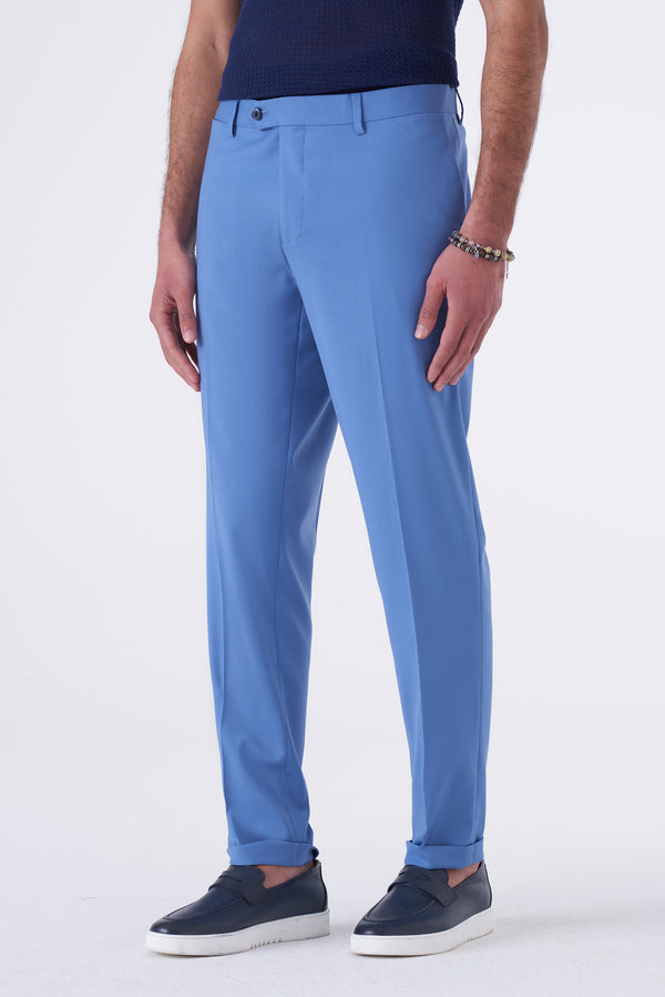 Classic solid color trousers