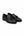 Mocassino Nero con Nappine in Pelle